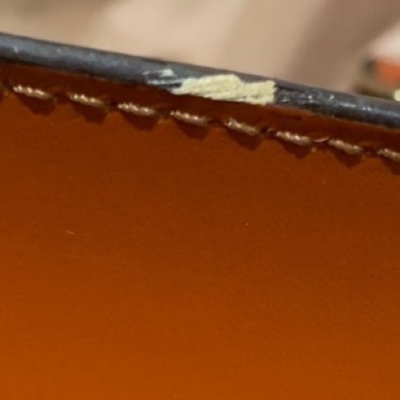 AUTHENTICATED LOUIS VUITTON EPI Leather SAC Triangle Hand Bag Cognac Brown +COA - Picture 16 of 16